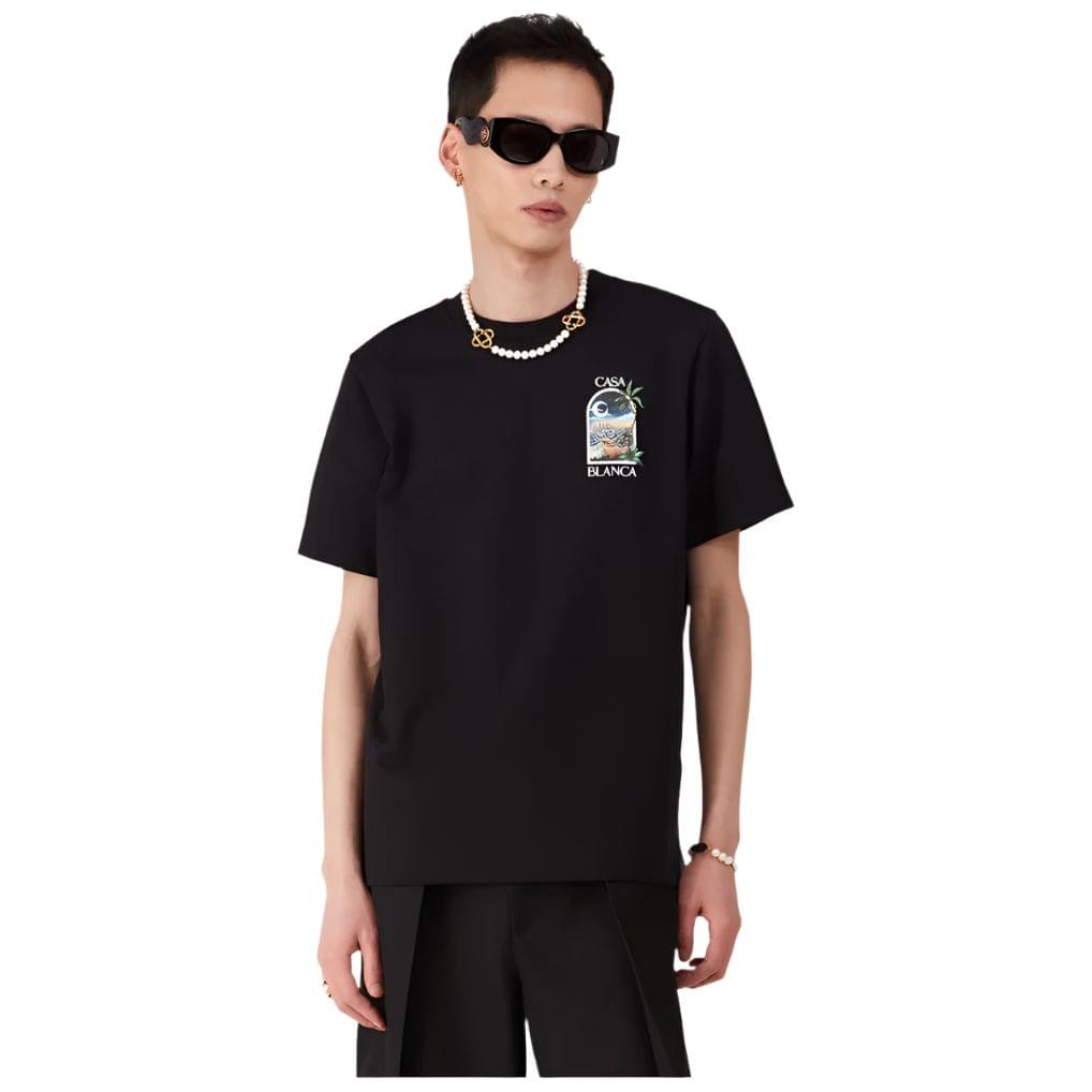 T-SHIRT CASA BLANCA E ZEZE UNISEXS ME DETAJE MODERNE